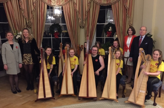 MG Laois Harp Ensemble Irl Funds Young Leaders 560x370