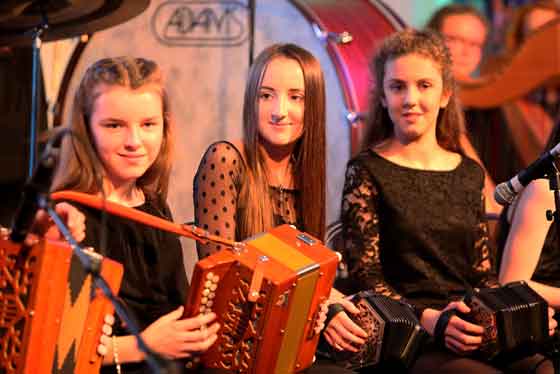 Music Generation Laois Trad Orchestra at The Worldwide Ireland Funds Conference 2017