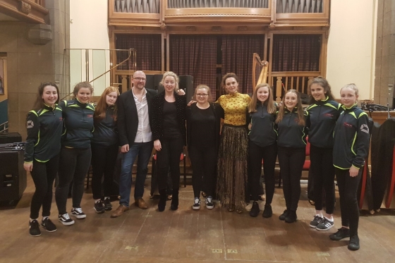 Music Generation Laois Senior Harp Ensemble at the Edinburgh International Harp Festival 2018