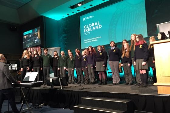 Music Generation South Dublin young musicians take to the stage at Department of Foreign Affairs and Trade Global Ireland 2025 conference in Dublin Castle 560x373 560 373 75