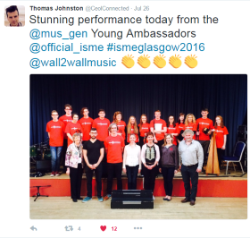 ISME Glasgow 2016 Twitter