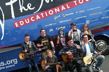 It’s a wrap! The John Lennon Educational Tour Bus toured throughout the country this summer