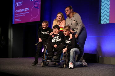 Five Cork rappers and singers perform at Dublin Castle for the second annual ‘Child Talks’