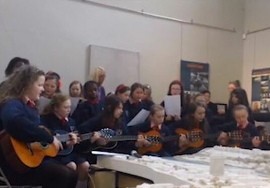 Lunchtime concert video - Sundays Well Girls’ N.S. at Cork Vision Centre