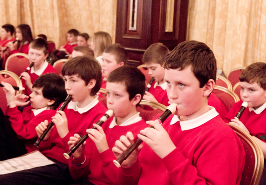 Music Generation Carlow participants recorders at the ready!