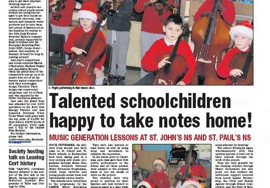 Music Generation Louth’s thriving Strings Orchestral programme