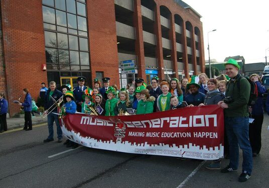 Music Generation Cork City at St Patrick’s Day Parade!