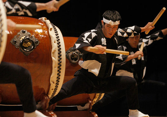 Music Generation Laois Stampede Drummers attend Kodo One Earth Tour 2014: Legend