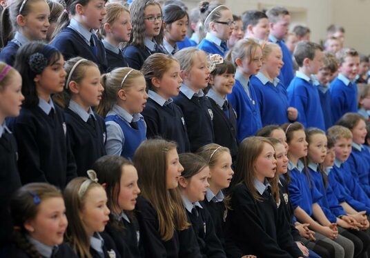 Choral conductor and master teacher Dr. Doreen Rao delivers workshops to young singers