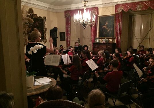 Music Generation Louth Senior Strings perform at Barmeath Castle