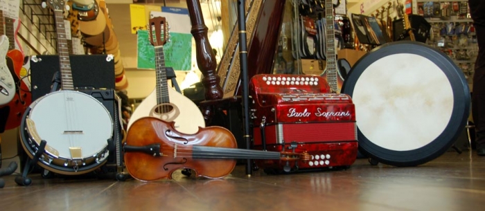 Irish trad instruments
