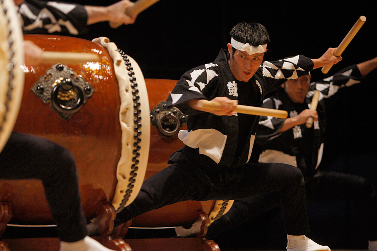 Music Generation Laois Stampede Drummers attend Kodo One Earth Tour 2014 Legend Music