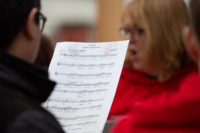 Young people from Offaly/Westmeath make music at Singfest