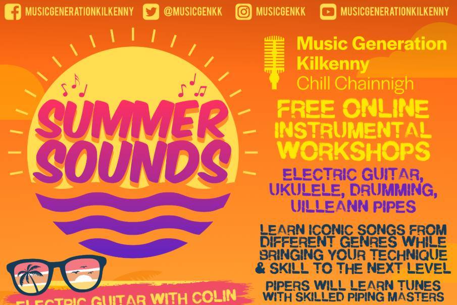 Music Generation Kilkenny summer sounds Instrumental Workshops FINAL JPEG