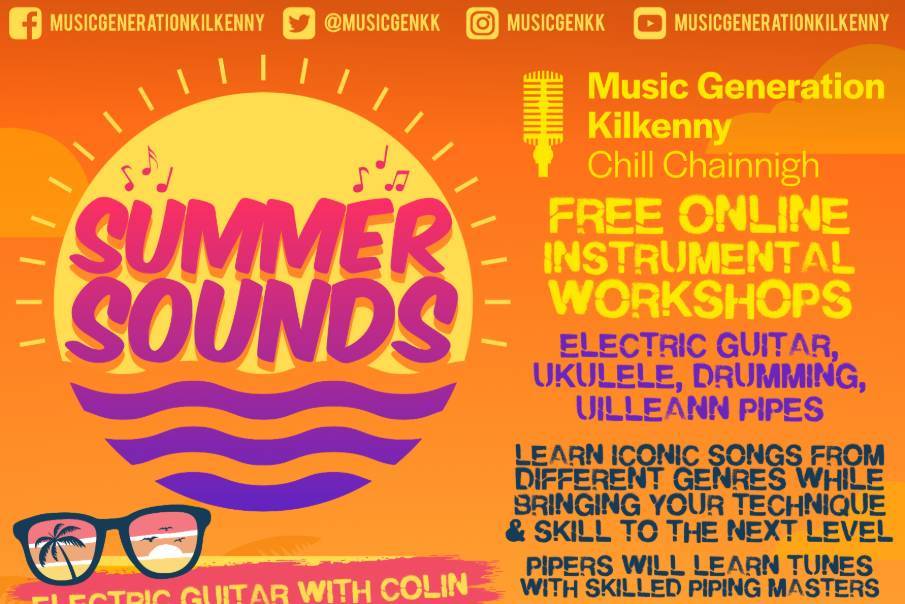 Music Generation Kilkenny summer sounds Instrumental Workshops FINAL JPEG