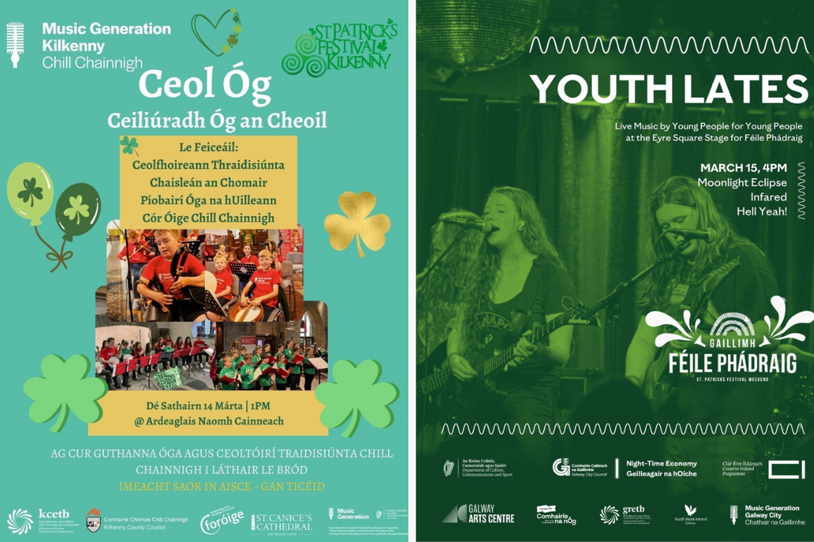 St Patricks Weekend flyers