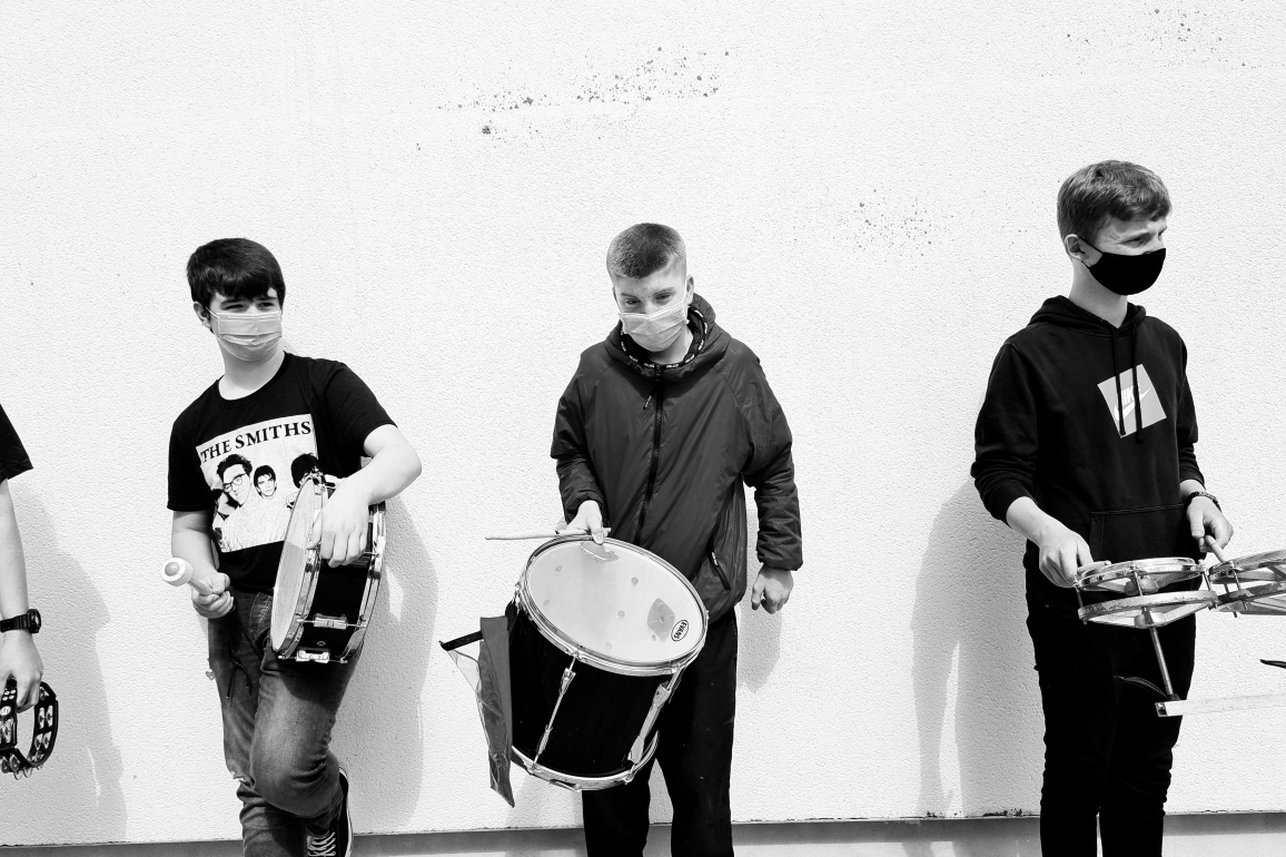 Young musicians from the SubSounds Music Collective. Image: Alternative Entertainments/Music Generation South Dublin