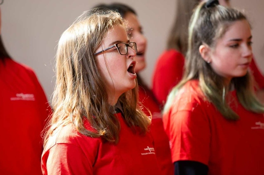 2019 April Young Music Generation South Dublin musicians perform at the LMEP Networking and Information Sharing Forum Photo Barbara Flynn