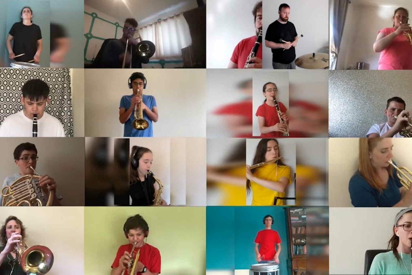 Members of Music Generation Carlow's county brass ensemble Boombrasstic was among a dozen young musicians and ensembles to perform as part of Music Generation's first ever national summer celebration online.